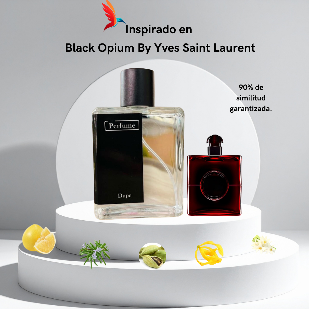 Perfume M102 inspirado en Black Opium by Yves Saint Laurent - Imagen 2