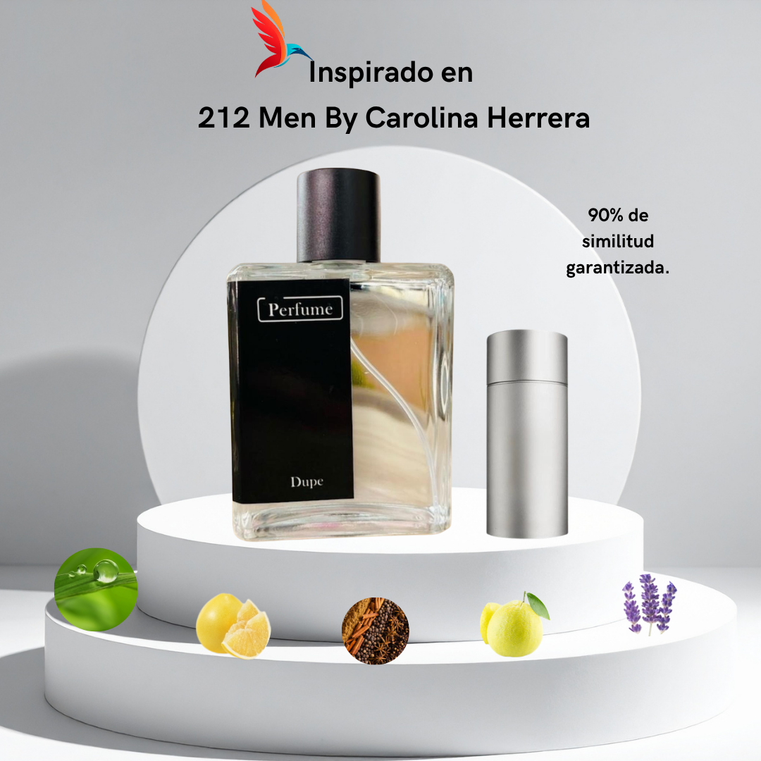Perfume M009 Inspirado en 212 Men By Carolina Herrera - Imagen 2