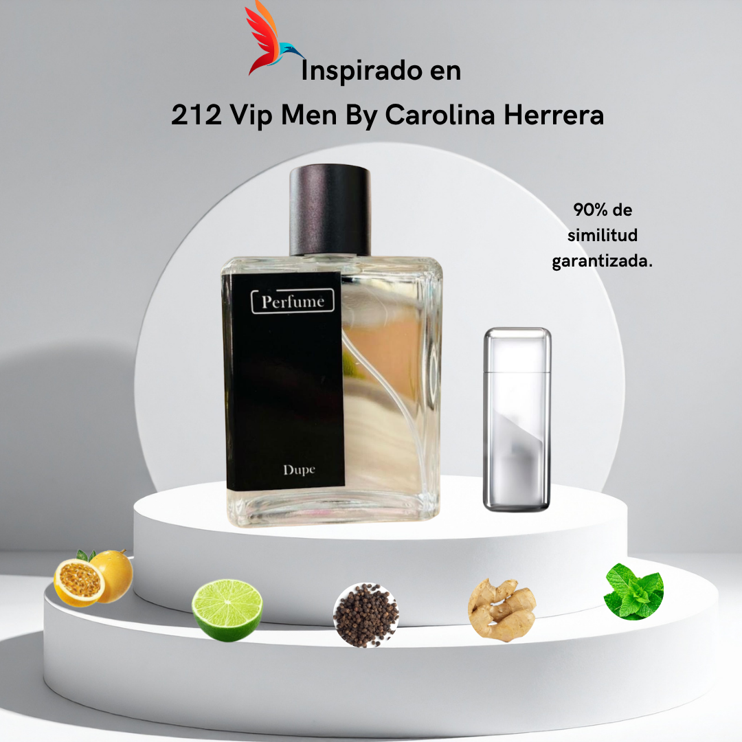 Perfume M010 Inspirado en 212 Vip Men By Carolina Herrera - Imagen 2