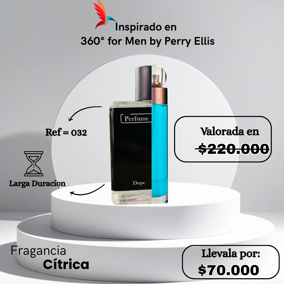 Perfume M032 inspirado en 360° for Men by Perry Ellis