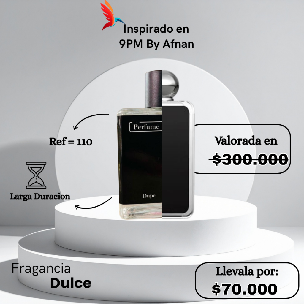 Perfume M110 inspirado en 9PM by Afnan
