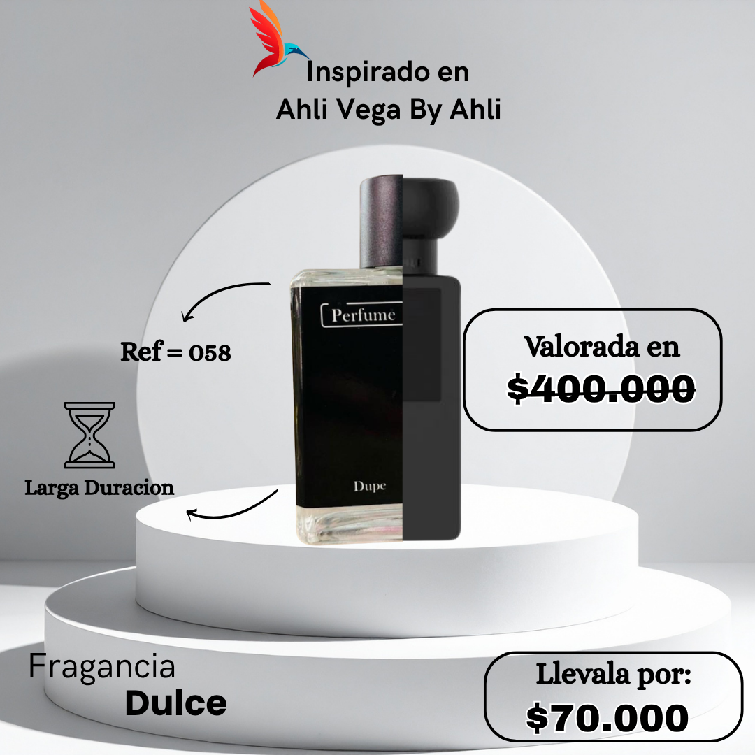 Perfume M058 inspirado en Ahli Vega by Ahli
