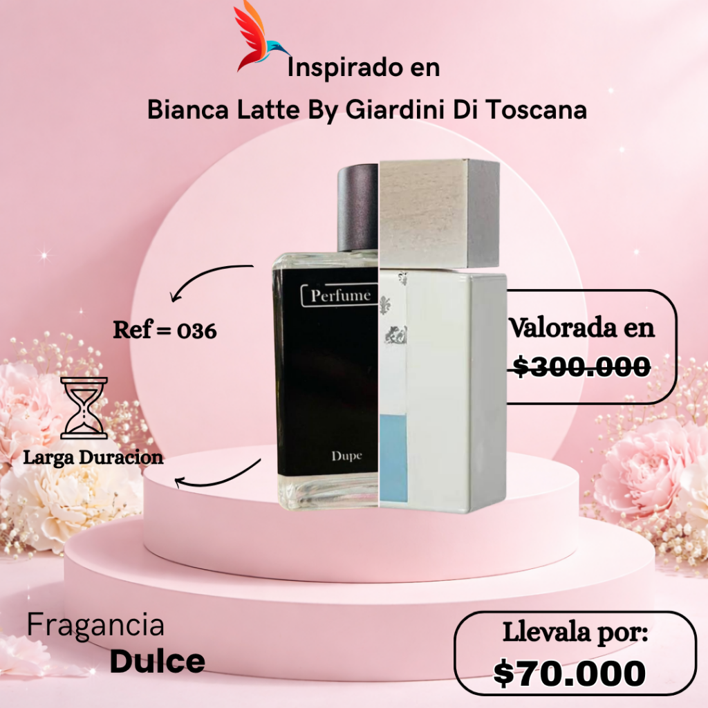 Perfume F036 inspirado en Bianca Latte
