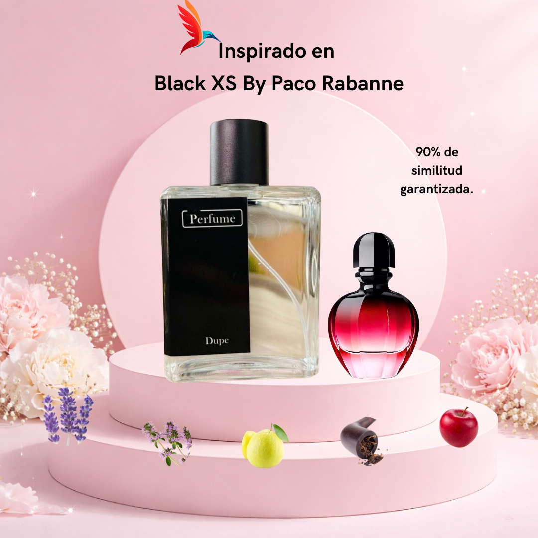 Perfume F054 inspirado en Black XS by Paco Rabanne - Imagen 2