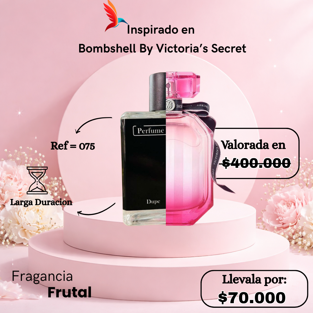 Perfume F075 inspirado en Bombshell by Victoria’s Secret