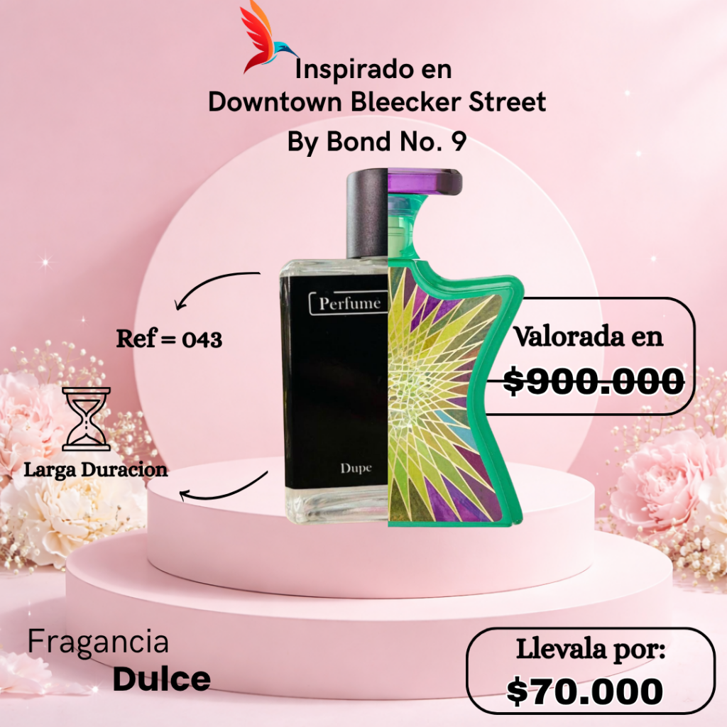 Perfume F043 inspirado en Bond No. 9 Downtown Bleecker Street By Bond No. 9