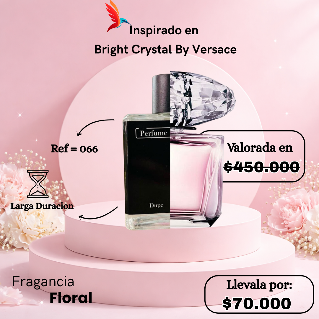 Perfume F066 inspirado en Bright Crystal by Versace