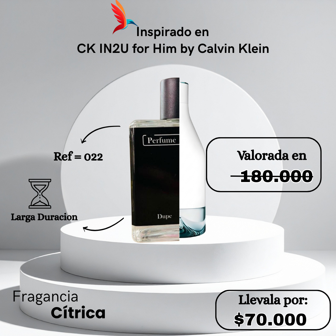 Perfume M022 Inspirado en Ck In Two By Calvin Klein