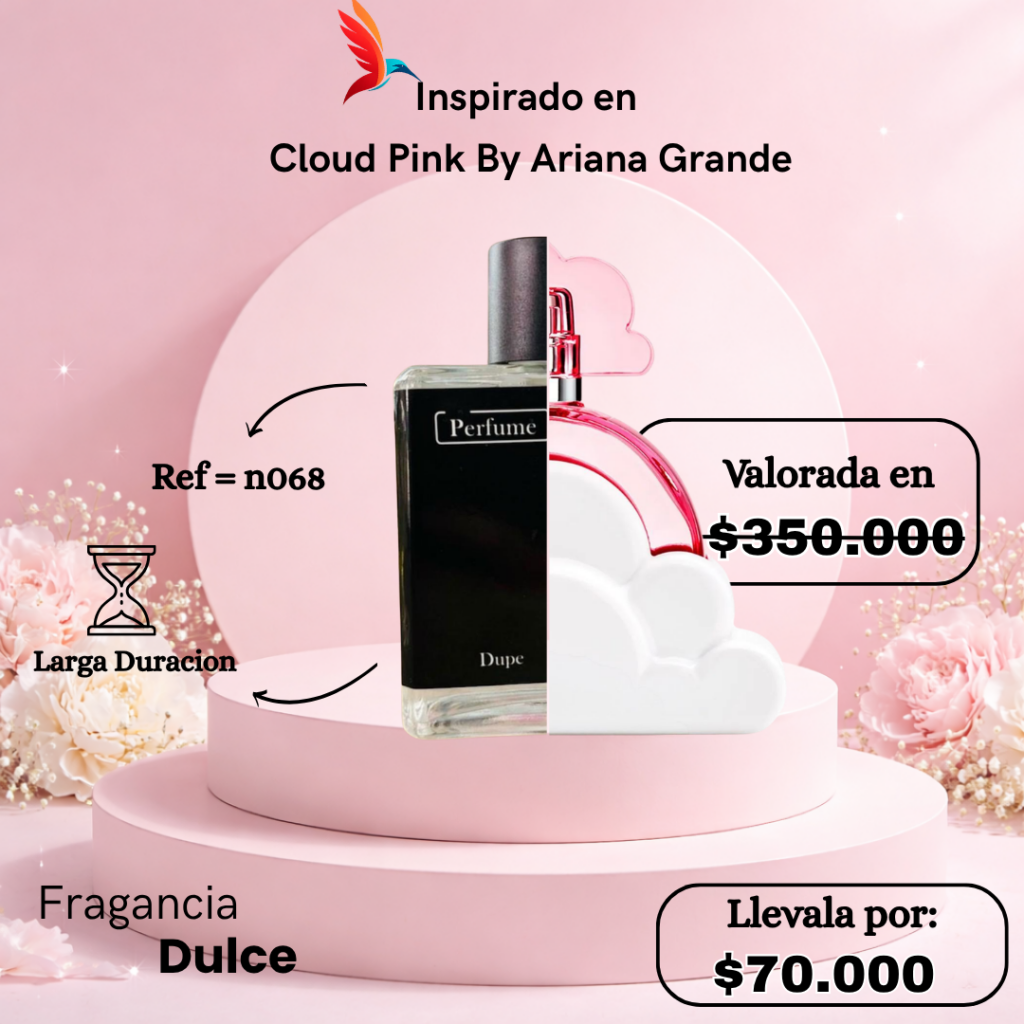 Perfume F068 inspirado en Cloud Pink by Ariana Grande