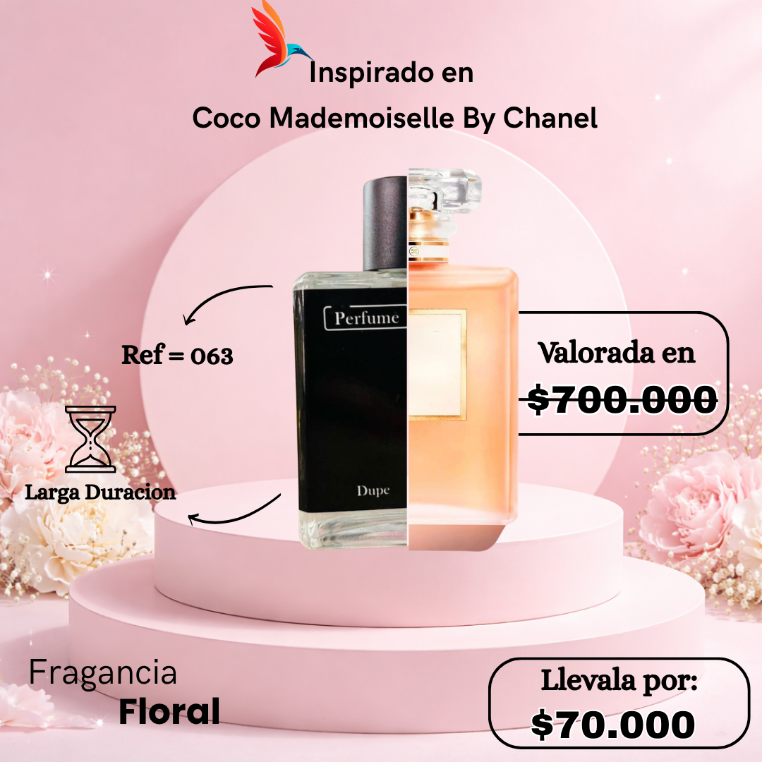 Perfume F063 inspirado en Coco Mademoiselle by Chanel
