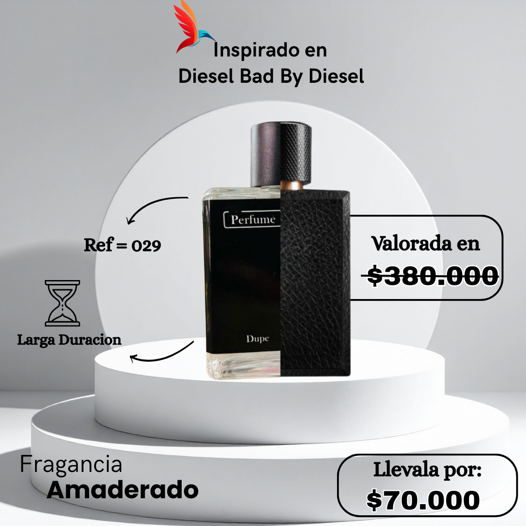 Perfume M029 Inspirada en Bad Diesel By Diesel