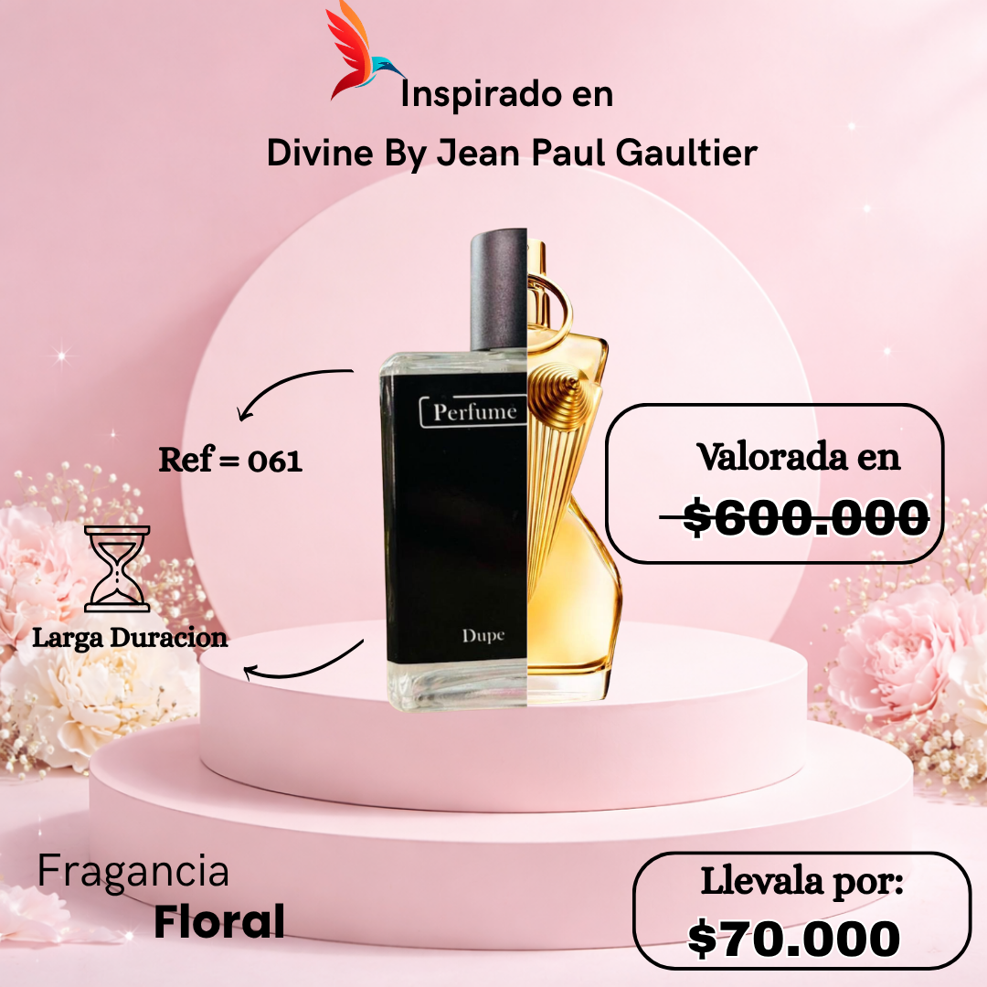 Perfume F061 inspirado en Divine by Jean Paul Gaultier
