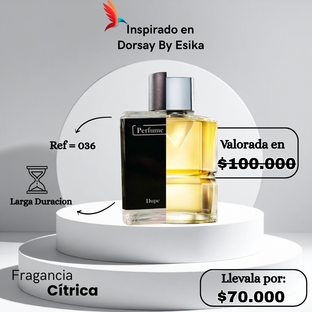 Perfume M036 inspirado en D'Orsay by Ésika