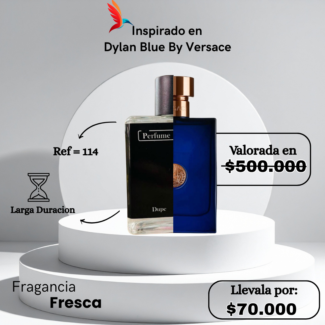 Perfume M114 inspirado en Dylan Blue by Versace