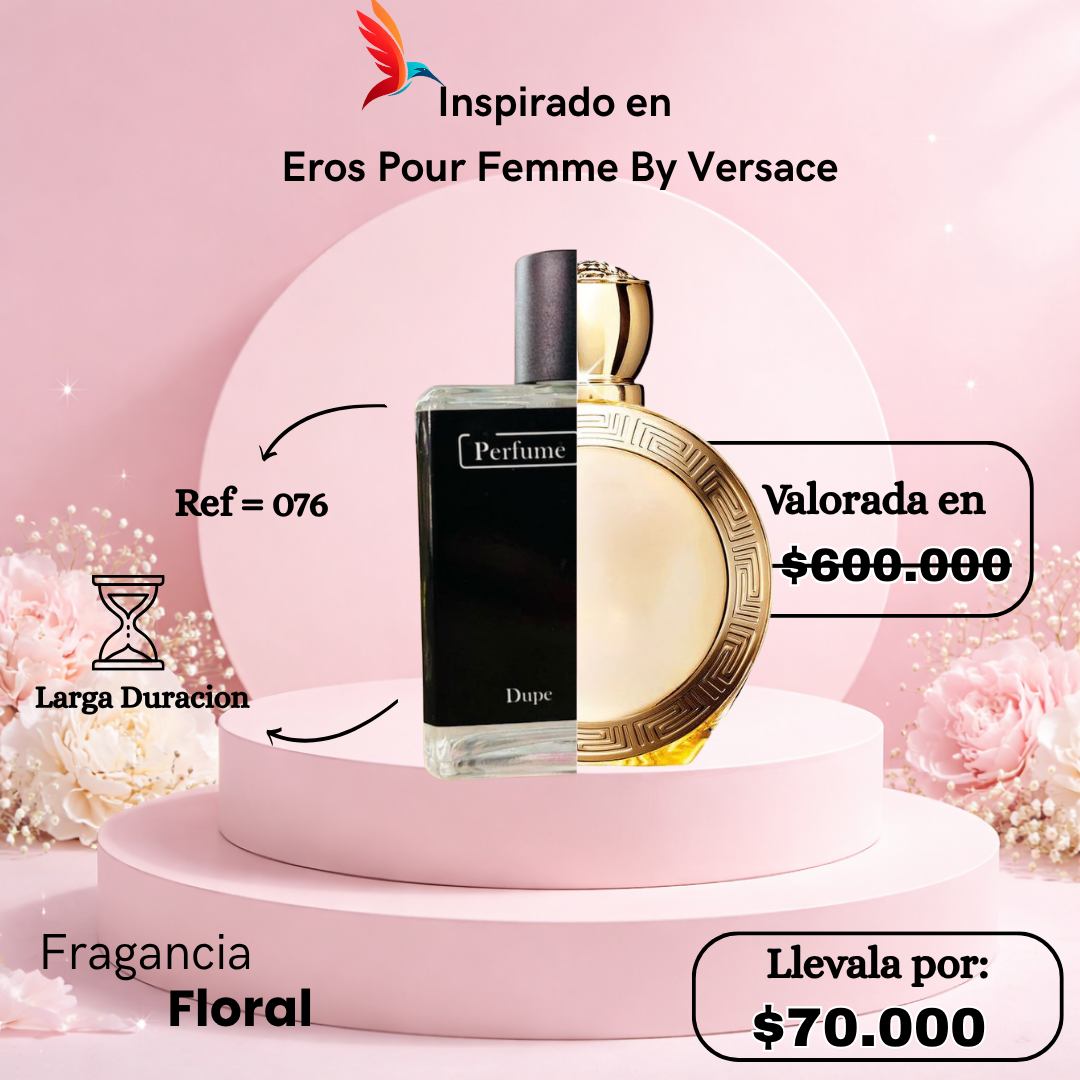 Perfume F076 inspirado en Eros Pour Femme by Versace