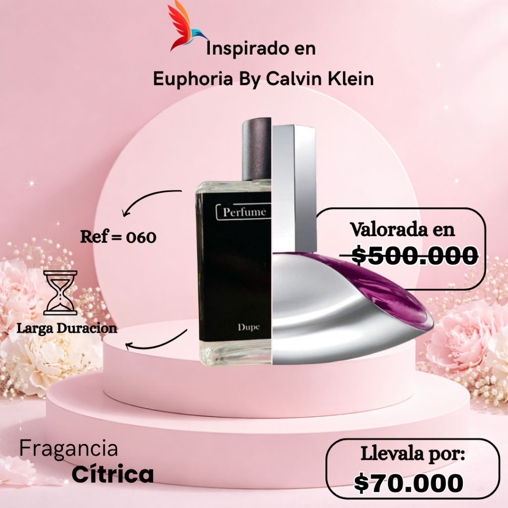 Perfume F060 inspirado en Euphoria by Calvin Klein