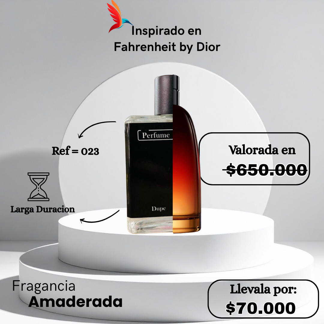 Perfume M023 Inspirado en Farenheint By Dior