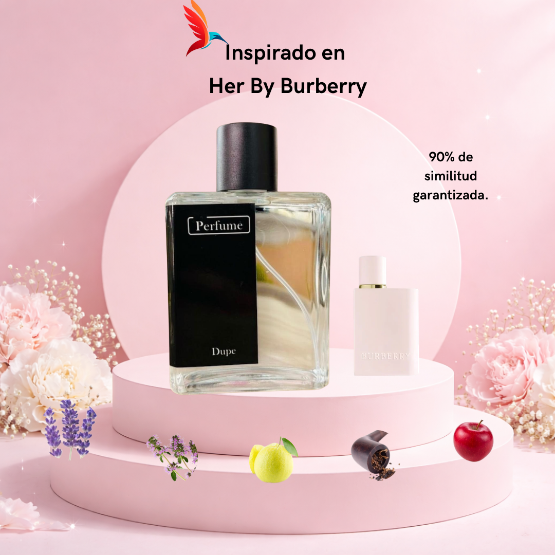 Perfume F077 inspirado en Her by Burberry - Imagen 2