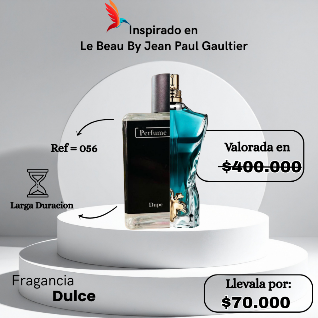 Perfume M056 inspirado en Le Beau by Jean Paul Gaultier