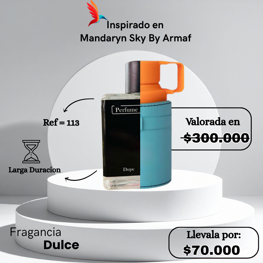Perfume M113 inspirado en Odyssey Mandarin Sky by Armaf