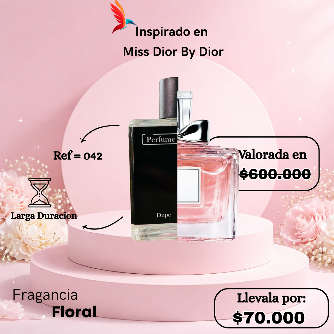 Perfume F042 inspirado en Miss Dior by Dior