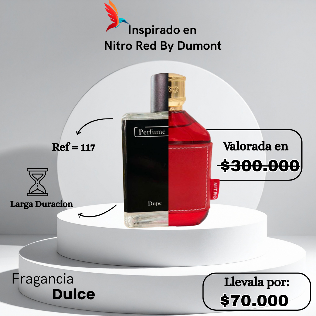 Perfume M117 inspirado en Nitro Red by Dumont