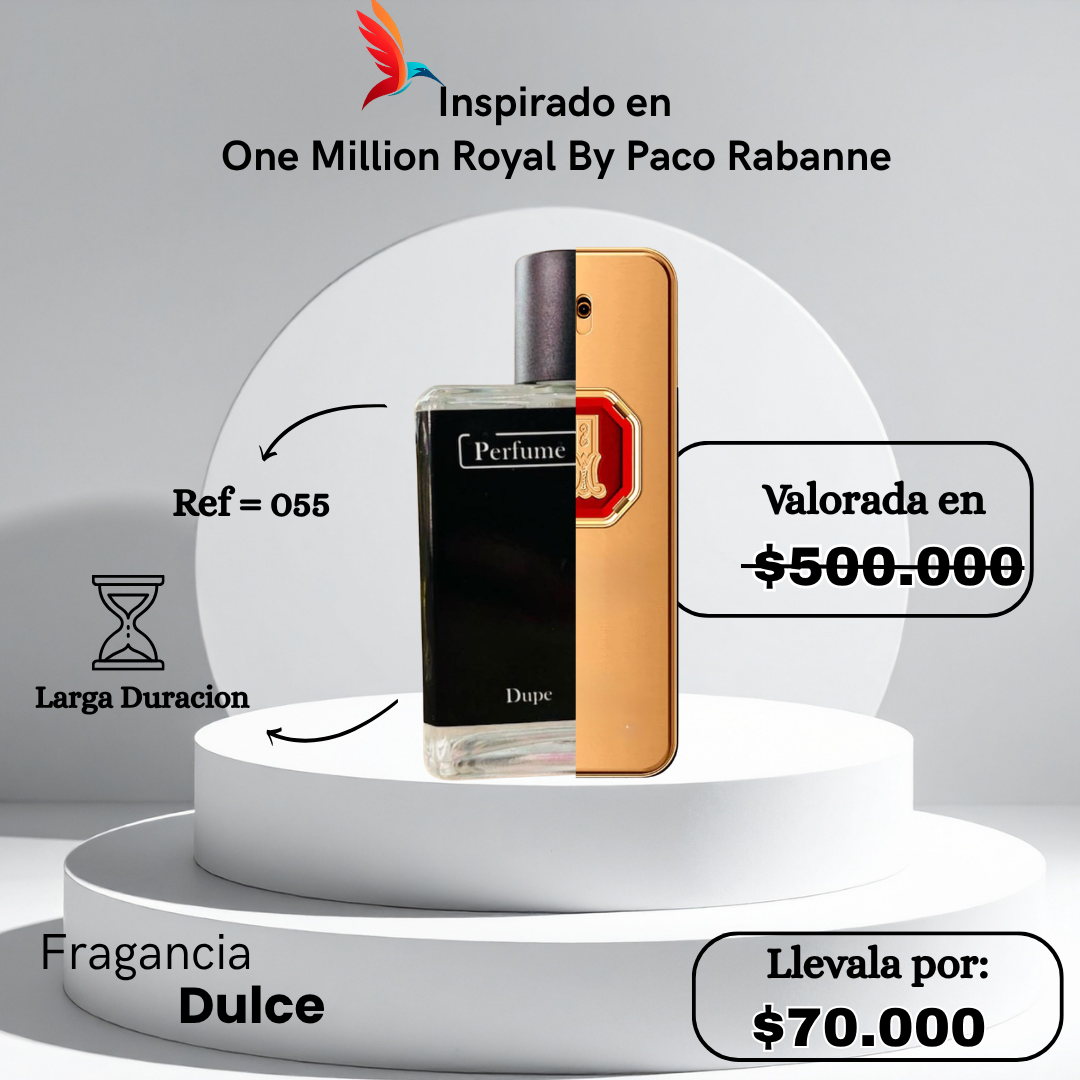 Perfume M055 inspirado en One Million Royal by Paco Rabanne