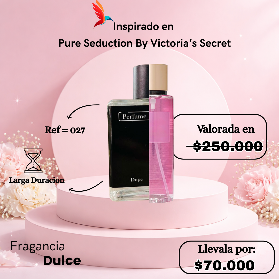 Perfume F027 inspirado en Pure Seduction by Victoria’s Secret