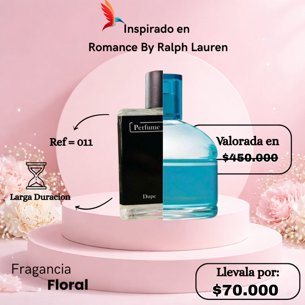 Perfume F011 inspirado en Romance by Ralph Lauren