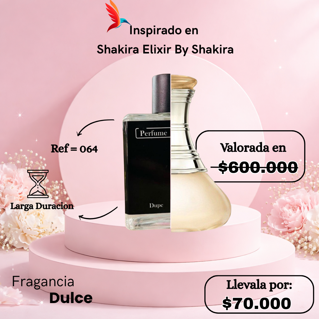 Perfume F064 inspirado en Shakira Elixir by Shakira