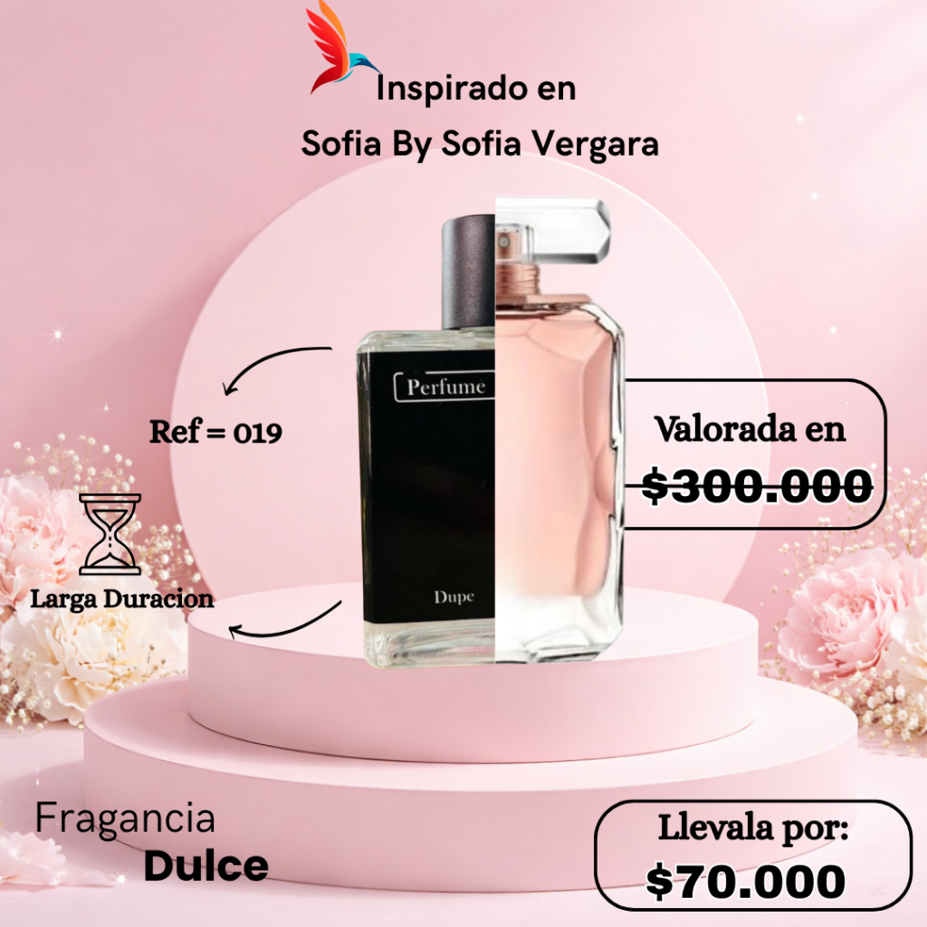 Perfume F019 inspirado en Sofia by Sofia Vergara