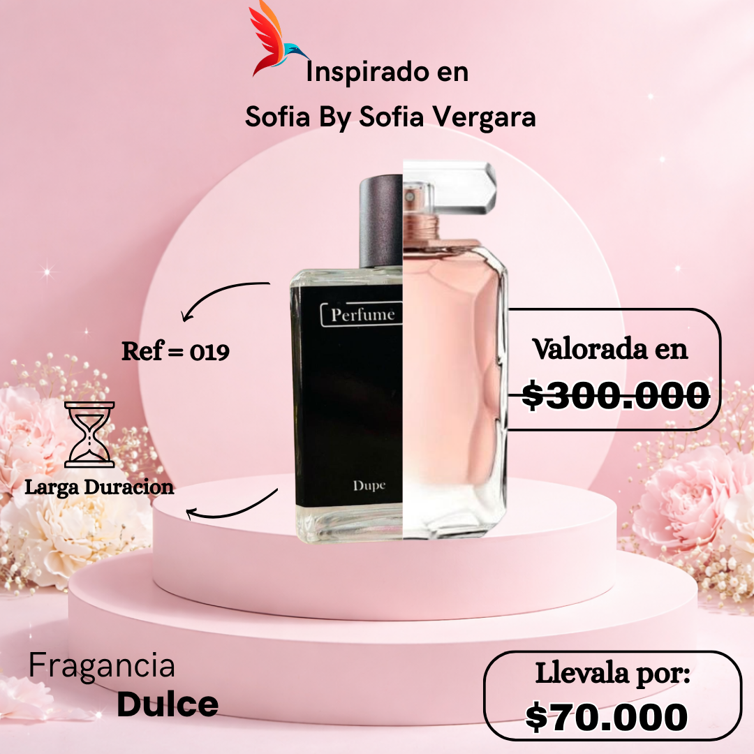 Perfume F019 inspirado en Sofia by Sofia Vergara
