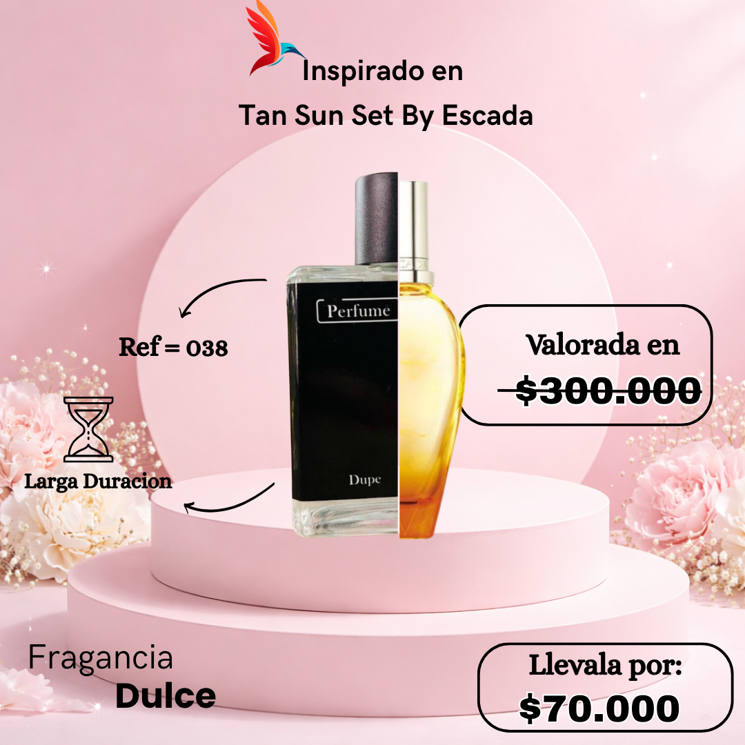 Perfume F038 inspirado en Tan Sun Set By Escada