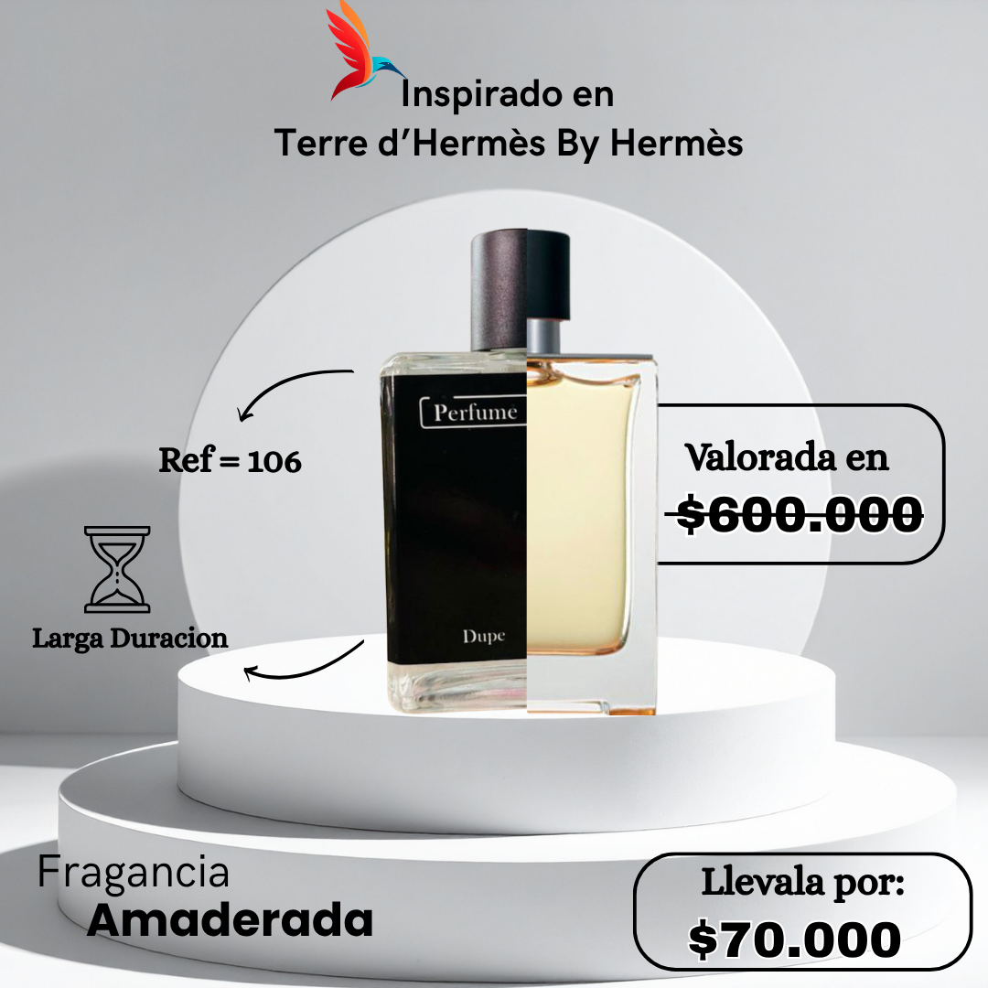 Perfume M106 inspirado en Terre d’Hermès by Hermès