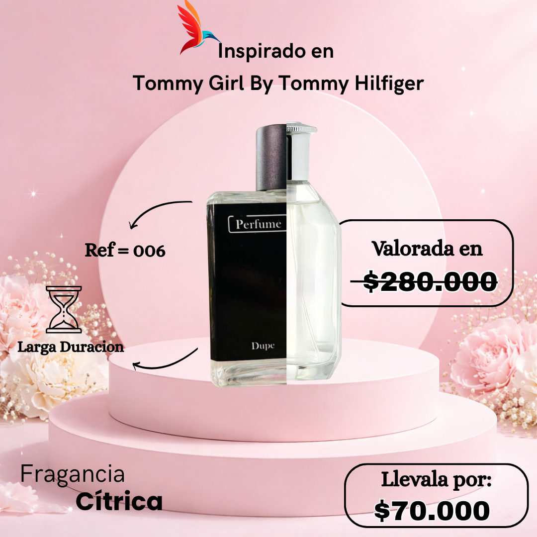 Perfume F006 inspirado en Tommy Girl by Tommy Hilfiger