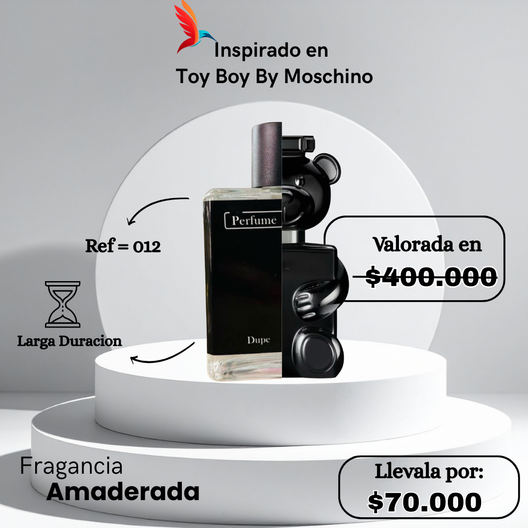Perfume M012 Inspirado en Toy Boy By Moschino