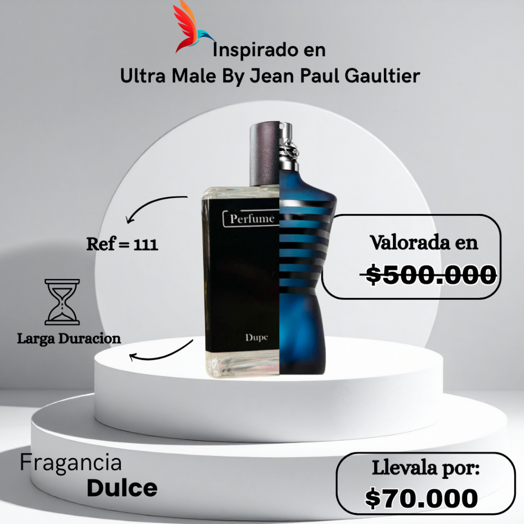 Perfume M111 inspirado en Ultra Male by Jean Paul Gaultier