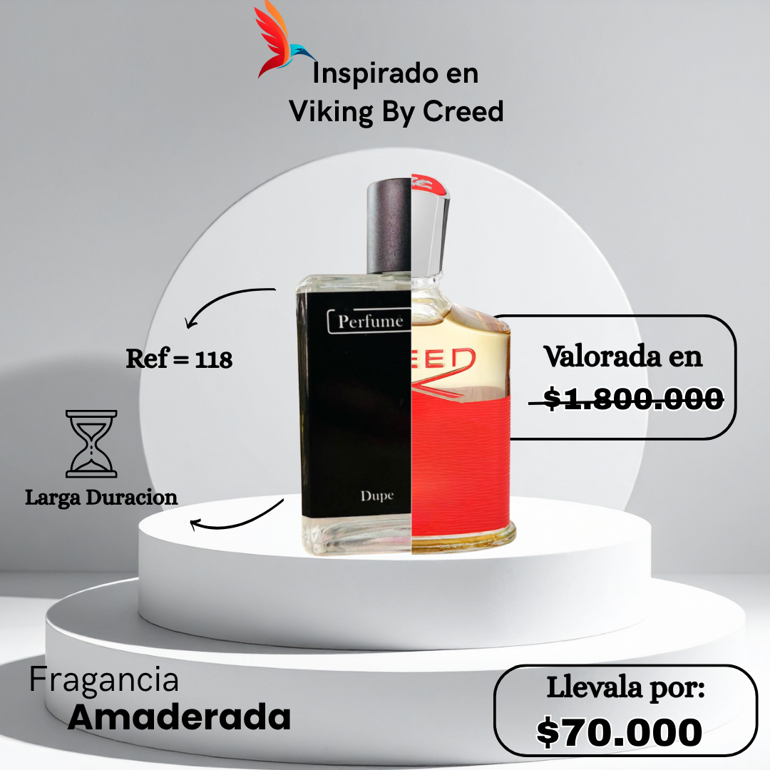 Perfume M118 inspirado en Viking by Creed