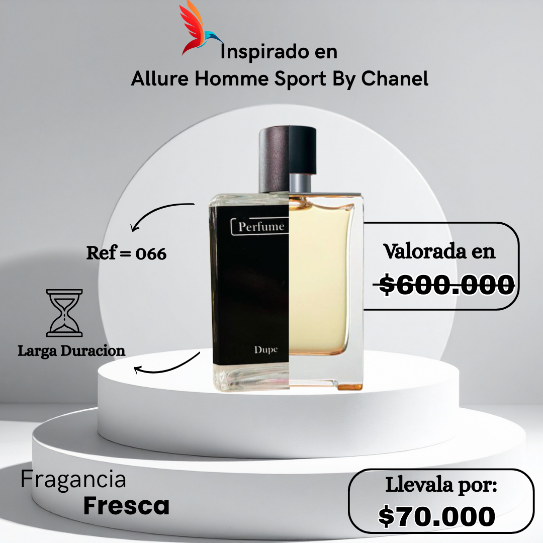 Perfume M066 inspirado en Allure Homme Sport by Chanel