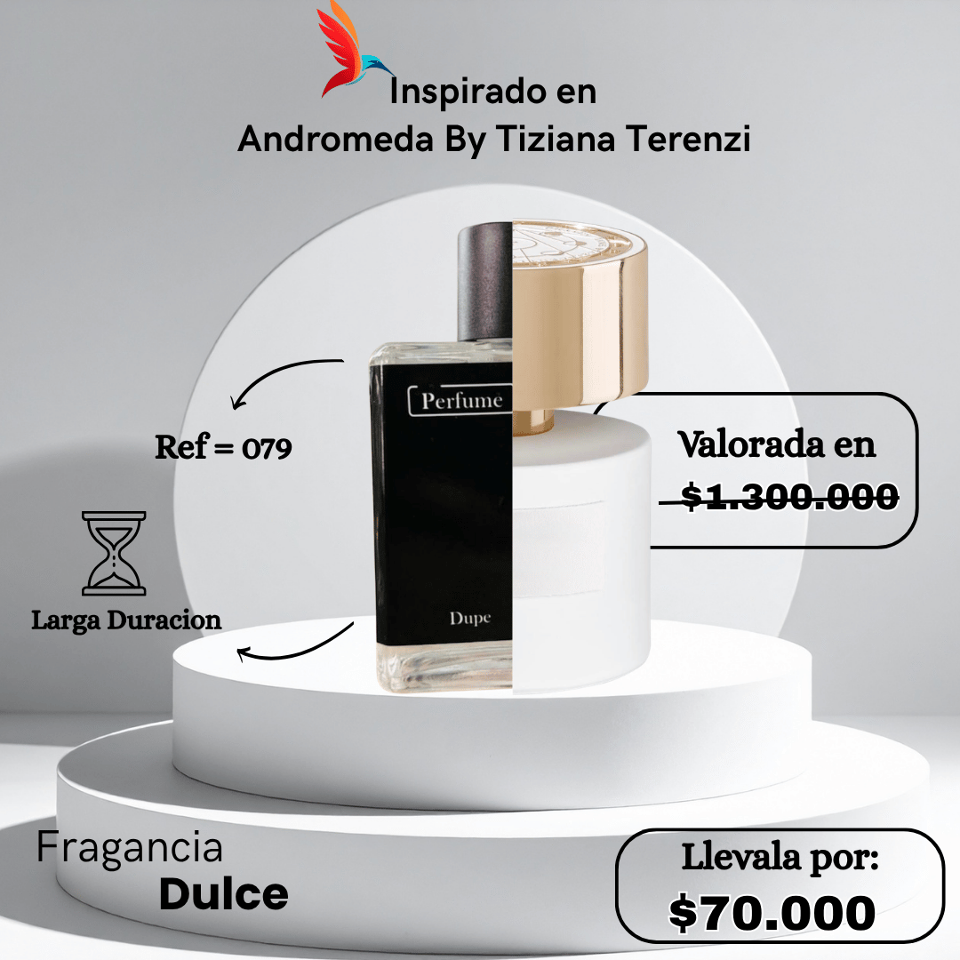 Perfume M079 inspirado en Andromeda by Tiziana Terenzi