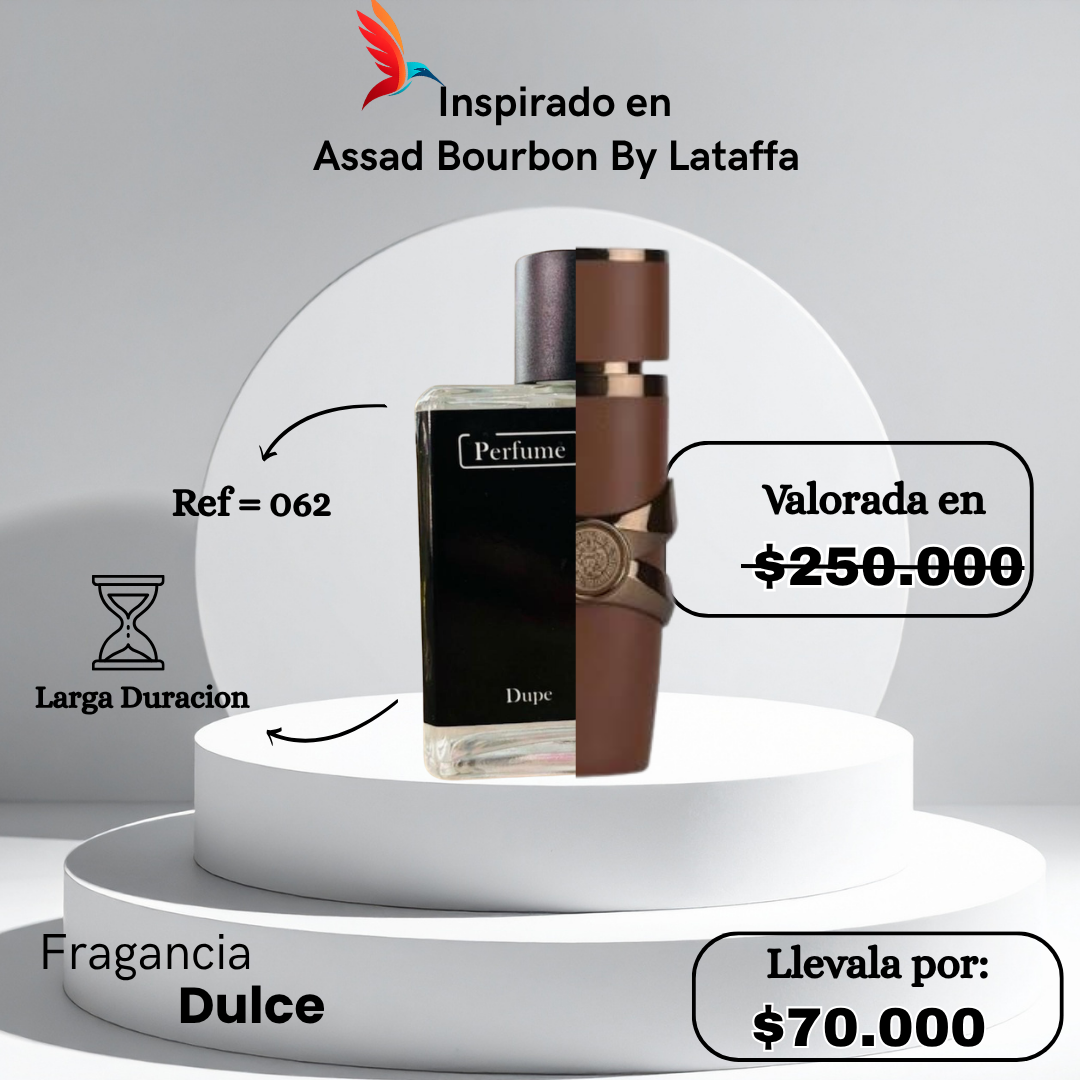 Perfume M062 inspirado en Asad Bourbon by Lattafa