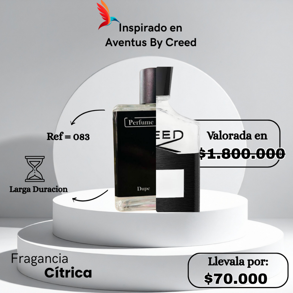 Perfume M083 inspirado en Aventus by Creed