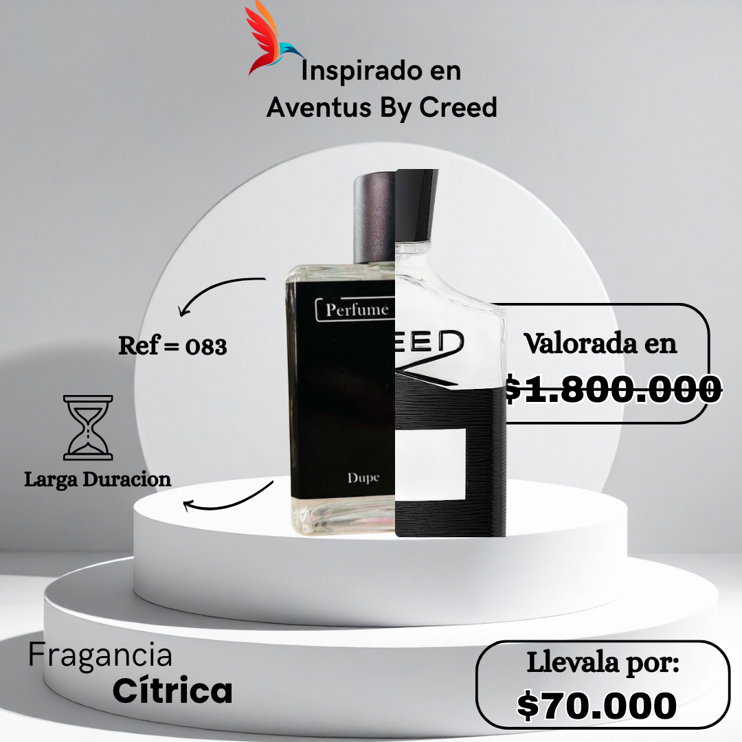 Perfume M083 inspirado en Aventus by Creed