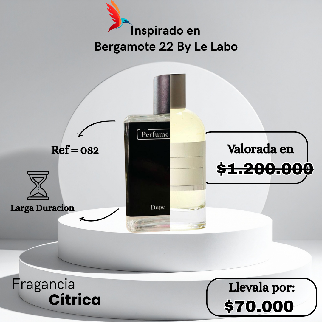 Perfume M082 inspirado en Bergamote 22 by Le Labo
