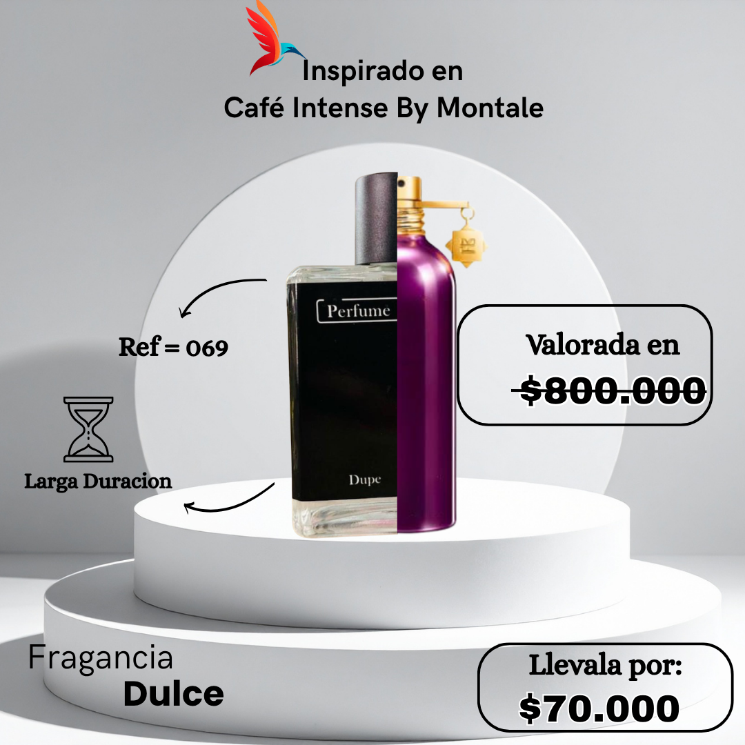 Perfume M069 inspirado en Intense Café by Montale
