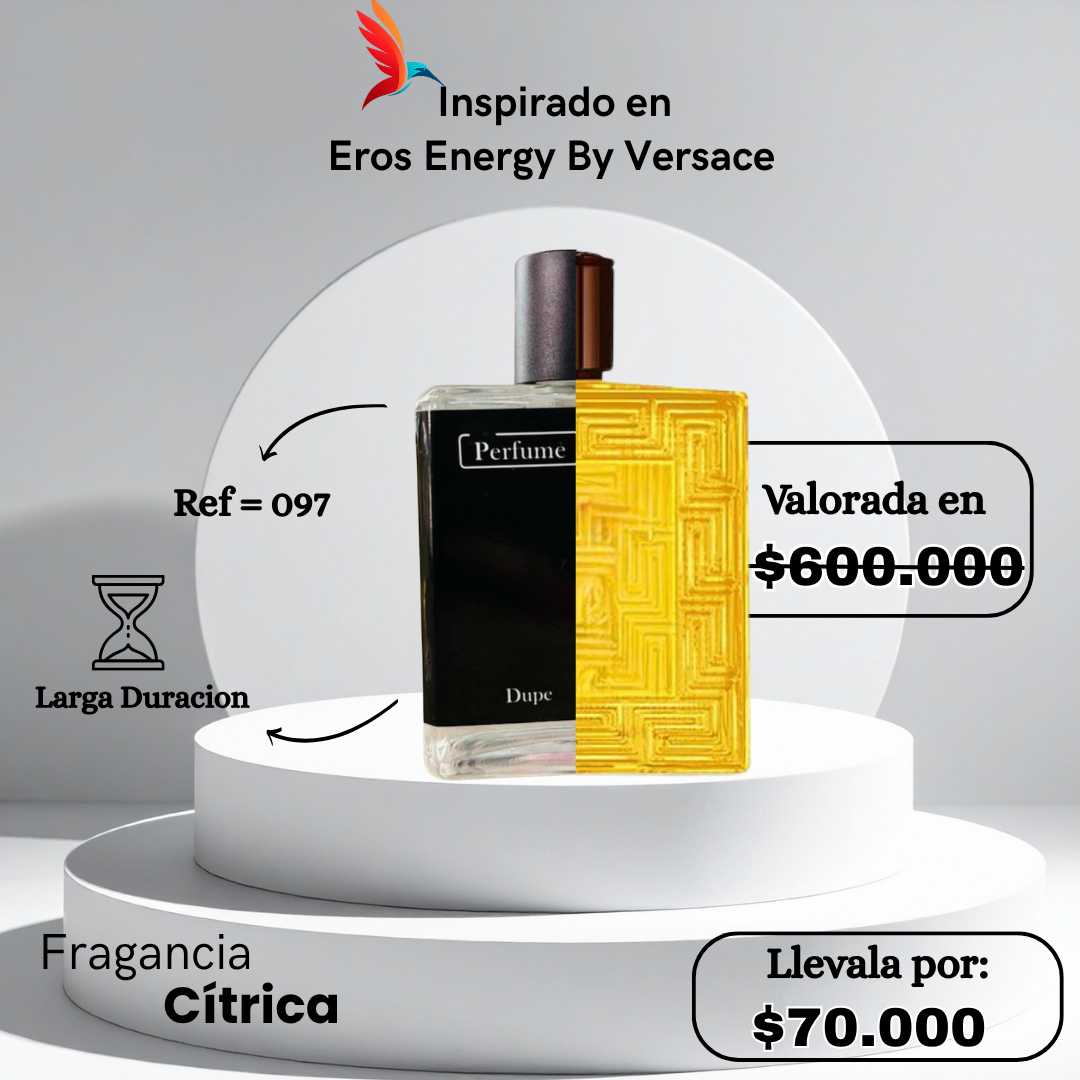 Perfume M097 inspirado en Eros Energy by Versace