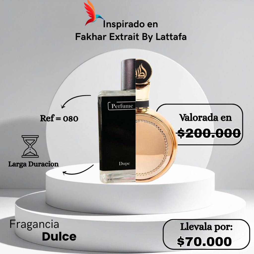 Perfume M080 inspirado en Fakhar Extrait by Lattafa