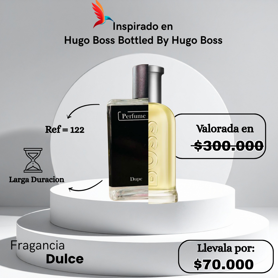 Perfume M122 inspirado en Boss Bottled by Hugo Boss