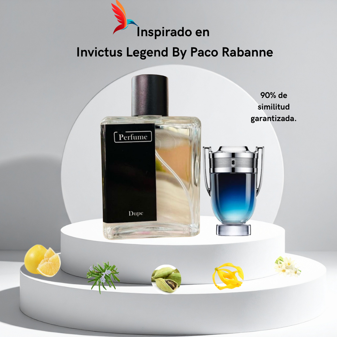 Perfume M068 inspirado en Invictus Legend by Paco Rabanne - Imagen 2