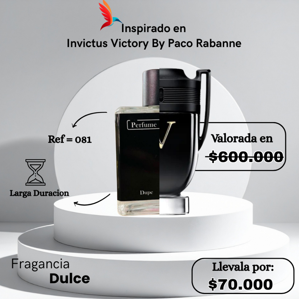 Perfume M081 inspirado en Invictus Victory by Paco Rabanne